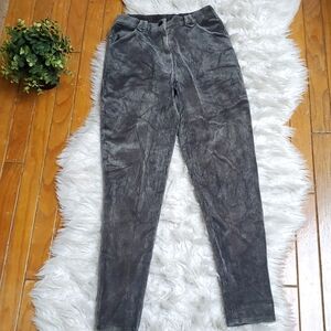 Jenne Maag Gray Corduroy Stretch Fit Pants Size S